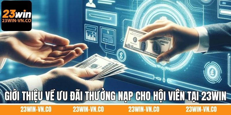 Giới thiệu về ưu đãi thưởng nạp cho hội viên tại 23Win
